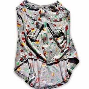 Holiday Time Dog Clothes Pet Christmas Sweater Pajamas Outfit Size XL